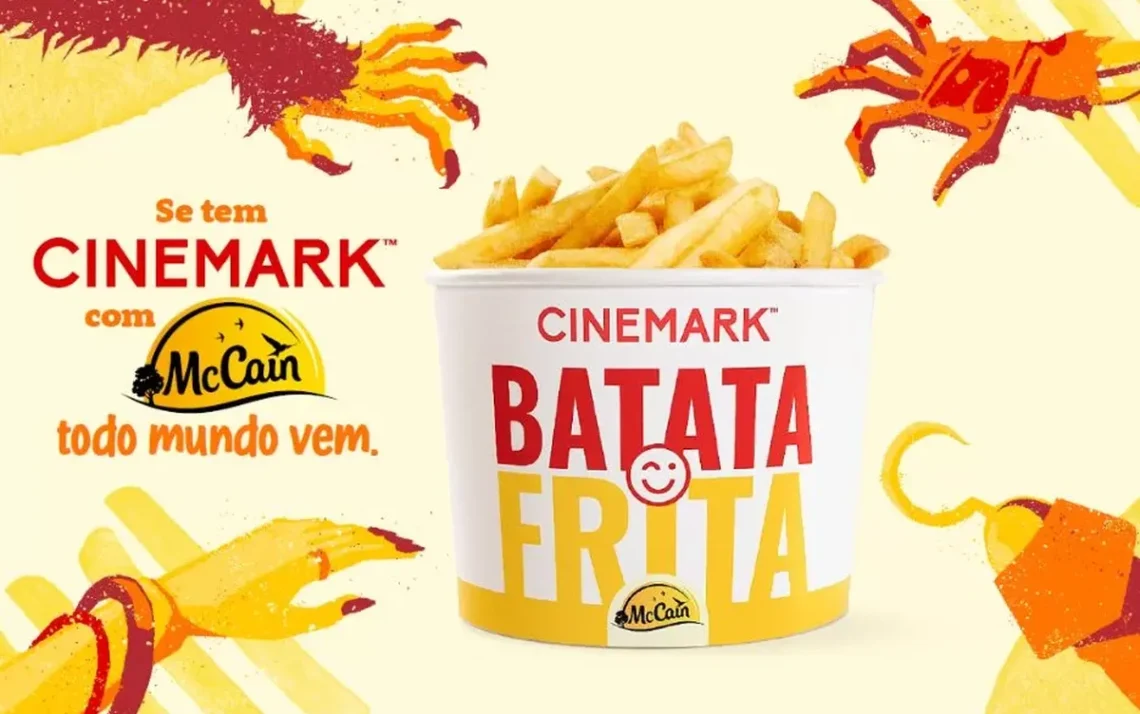 baldes de batatas, batatas fritas;