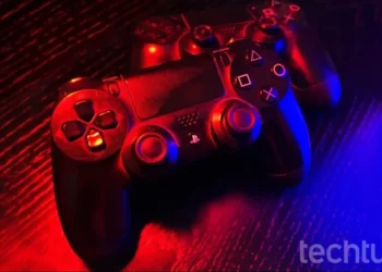 controlador, PS4, joystick, acessório, PS4;