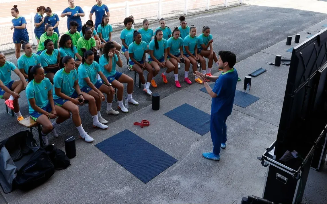 time, feminino, equipe, feminina, conjunto, feminino;