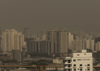 contaminação, ar poluído;